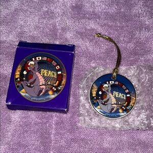 Disney White EPCOT '96 Christmas Ornament